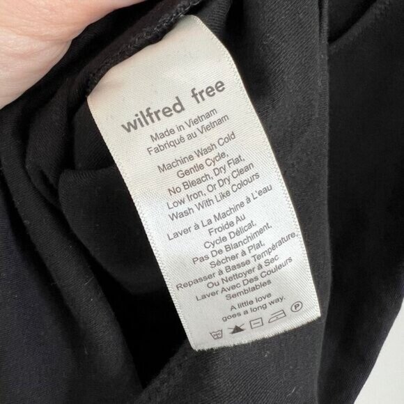 Wilfred Free Women's Size XS Black One Piece Sleeveless Bodysuit Shapewear Criss - Picture 7 of 11